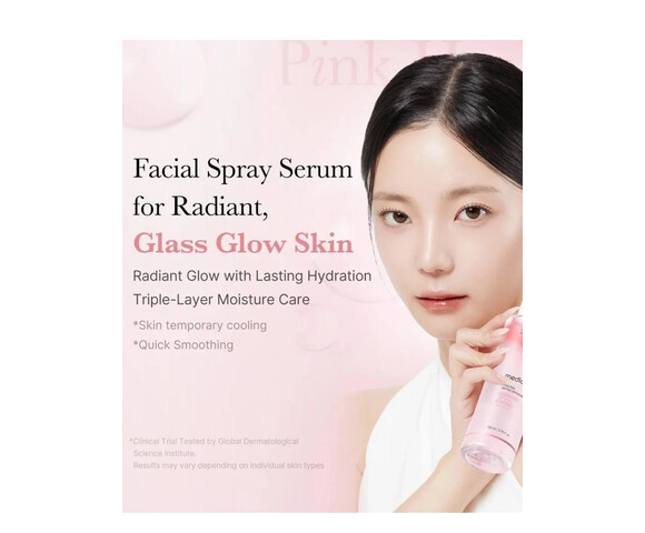 Medicube PDRN Pink Glutathione Serum Mist- Αντιγηραντικό & Ενυδατικό Serum Προσώπου για Αναζωογόνηση με DNA σολομού 100ml