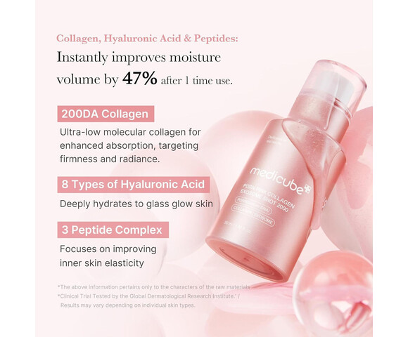 Medicube Pdrn Pink Exosome Shot Serum 2000 - Serum Προσώπου για Λεύκανση & Ατέλειες 30ml