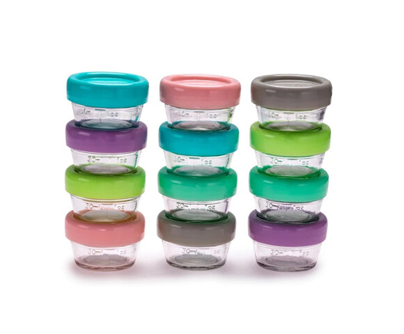 Melii – Γυάλινα δοχέια φαγητού 12τμχ. 59ml MEL16700