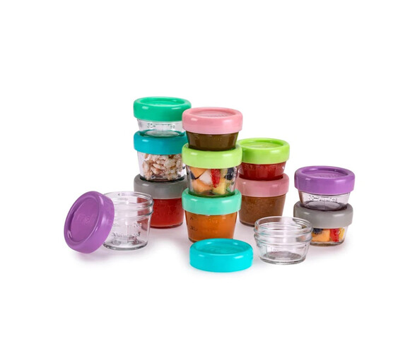 Melii – Γυάλινα δοχέια φαγητού 12τμχ. 59ml MEL16700