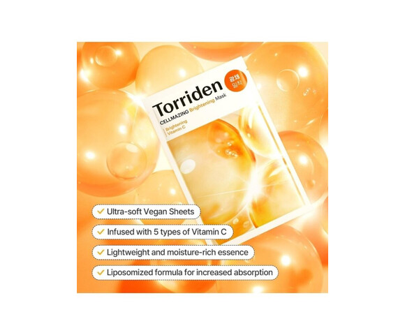 Torriden Cellmazing Brightening Mask – Μάσκα προσώπου για για Λάμψη και Ενυδάτωση