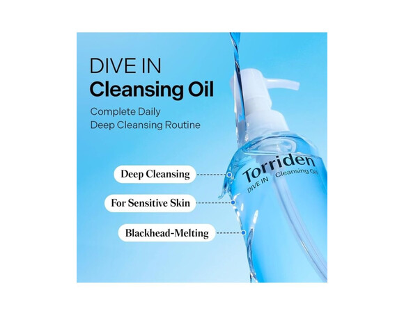 Torriden DIVE-IN Cleansing Oil- Ενυδατικό έλαιο καθαρισμού με πανθενόλη 200ml