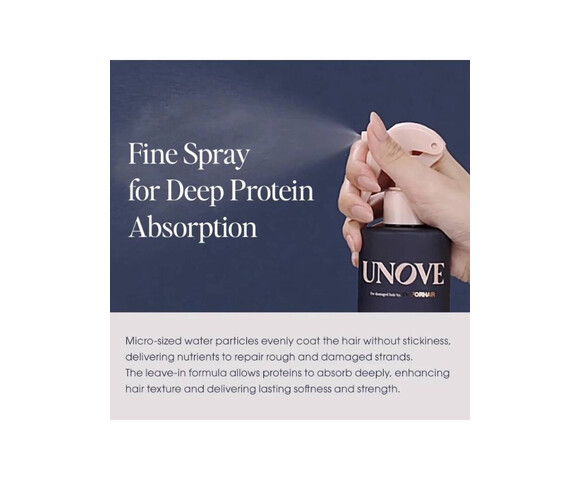 UNOVE Water Ampoule Leave-in Treatment- Θρέψη και θερμοπροστασία σε mist 200ml