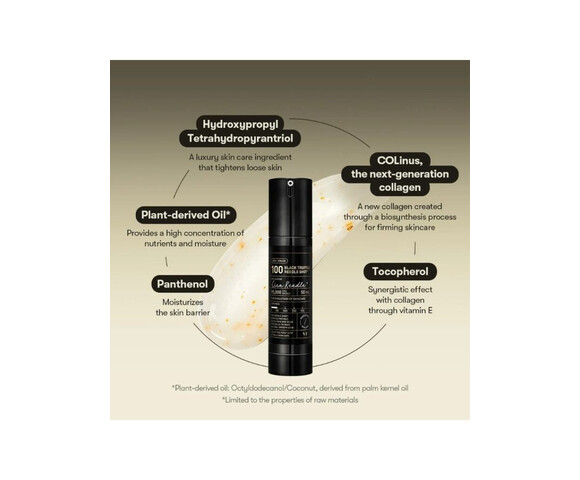 VT Cosmetics Black Truffle Reedle Shot 100 - Αντιγηραντικός Ορός Προσώπου με μικροβελόνες και μαύρη τρούφα 50ml