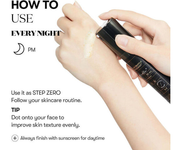 VT Cosmetics Black Truffle Reedle Shot 100 - Αντιγηραντικός Ορός Προσώπου με μικροβελόνες και μαύρη τρούφα 50ml