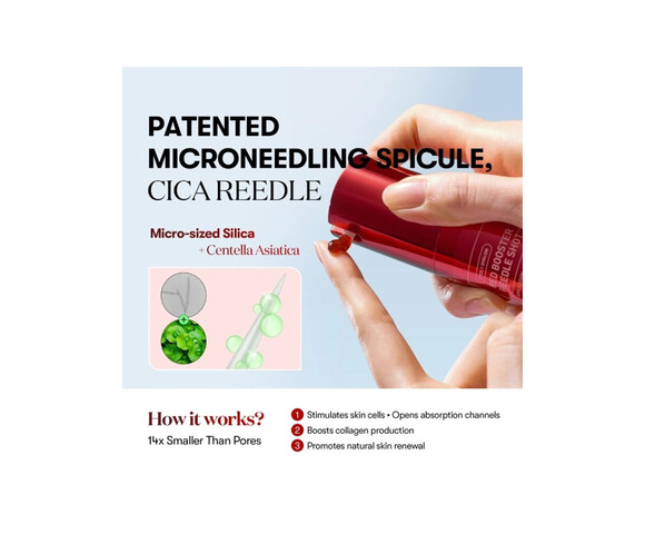 VT Cosmetics Red Booster Reedle shot 100 - Premium αντιρυτιδική και αναπλαστική φροντίδα με τεχνολογία Reedle Shot 50ml