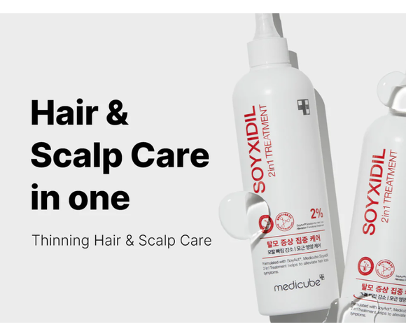 Medicube SOYXIDIL 2in1 Treatment - Θεραπεία 2 σε 1 για Μαλλιά και Τριχωτό – Πιο Πυκνά, Υγιή Μαλλιά 265 ml