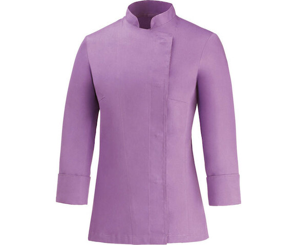 Egochef - Σακάκι Σεφ 100% Βαμβάκι Γυναικείο με Μακρύ Μανίκι Λιλά- 1005021A