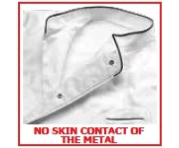 Egochef - Σακάκι Σεφ 100% Βαμβάκι Γυναικείο με Μακρύ Μανίκι Γκρι - 1005067C