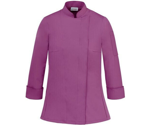 Egochef - Σακάκι Σεφ 100% Polyester Γυναικείο με Μακρύ Μανίκι Μωβ - 1005024S