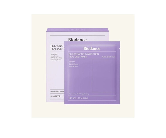 BIODANCE Rejuvenating Caviar PDRN Real Deep Mask – Viral Ενυδατική μάσκα για Ενυδάτωση Αναζωογόνηση Λείανση