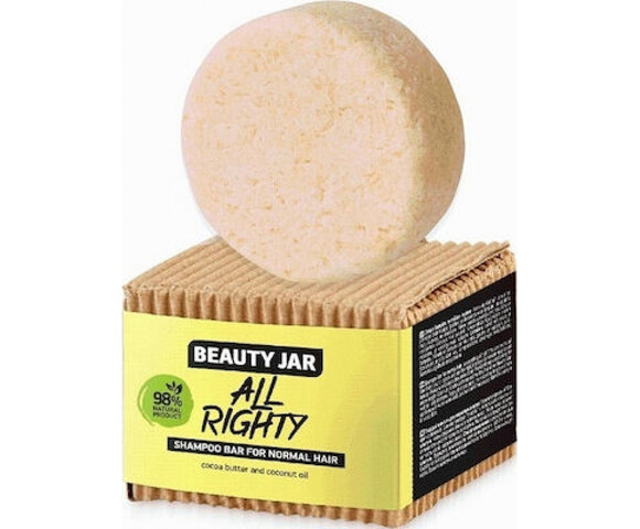 Beauty Jar “ALL RIGHTY” Μπάρα Σαμπουάν Λάμψης για Κανονικά Μαλλιά 65gr