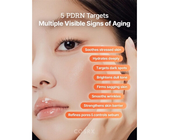 COSRX 5 PDRN B5 Vital Soothing Toner - Ενυδατική τονωτική λοσιόν με 5 τύπους PDRN 280ml