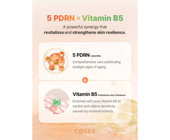 COSRX 5 PDRN B5 Vital Soothing Toner - Ενυδατική τονωτική λοσιόν με 5 τύπους PDRN 280ml