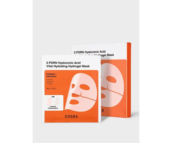 COSRX 5 PDRN Hyaluronic Acid Vital Hydrating Hydrogel Mask – Αντιγηραντική μάσκα νυκτός για Ενυδάτωση Αναζωογόνηση 34gr