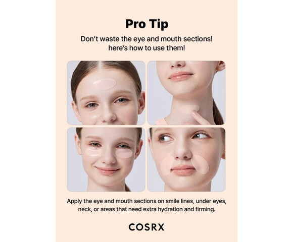 COSRX 5 PDRN Hyaluronic Acid Vital Hydrating Hydrogel Mask – Αντιγηραντική μάσκα νυκτός για Ενυδάτωση Αναζωογόνηση 34gr