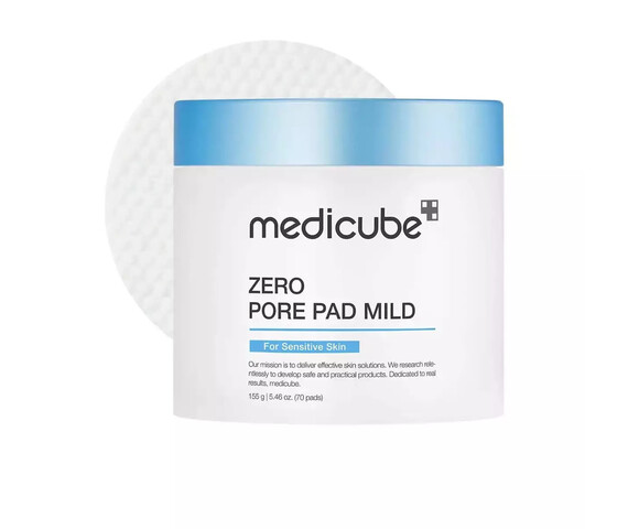 Medicube Zero Pore Pad Mild - Pads Τόνωσης Προσώπου για Ευαίσθητες Επιδερμίδες 70τμχ
