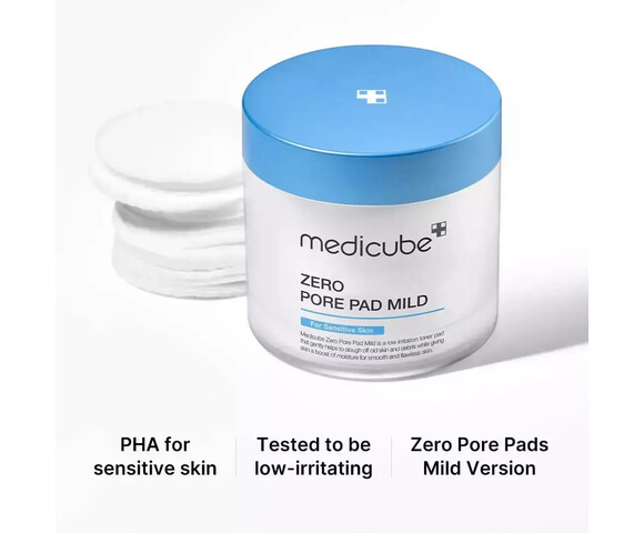 Medicube Zero Pore Pad Mild - Pads Τόνωσης Προσώπου για Ευαίσθητες Επιδερμίδες 70τμχ