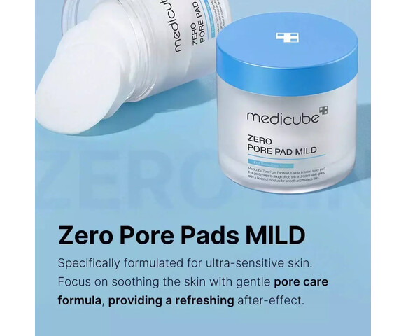 Medicube Zero Pore Pad Mild - Pads Τόνωσης Προσώπου για Ευαίσθητες Επιδερμίδες 70τμχ