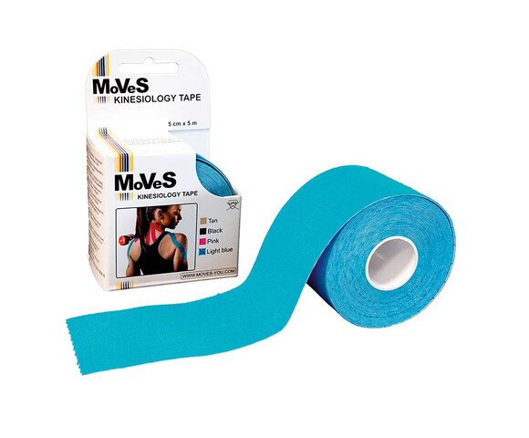 NASARA Ταινία Κινησιοθεραπείας 5cm x 5m ΜΠΛΕ