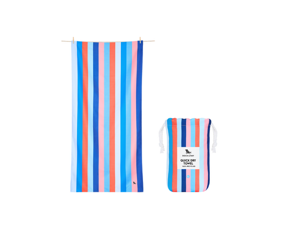 Dock & Bay: Πετσέτα θαλάσσης Quickdry - Ocean Pavilion Microfiber (Μικροϊνες)  Large  160x90cm