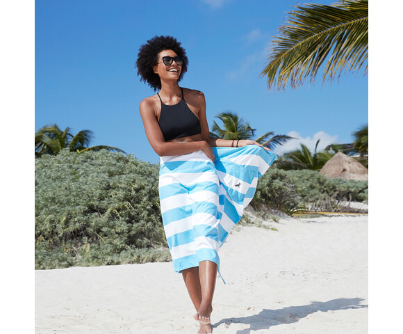 Dock & Bay: Πετσέτα θαλάσσης Quickdry - Tulum Bliue Microfiber (Μικροϊνες)  Large  160x90cm