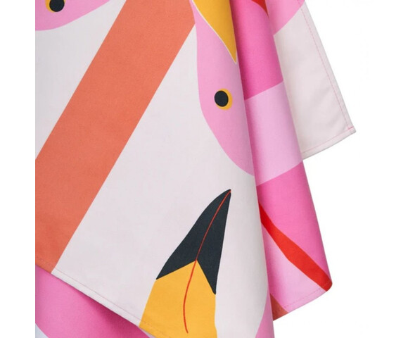 Dock & Bay Kids: Πετσέτα θαλάσσης παιδική Quickdry Cabana - Flamingos (Μικροϊνες) Medium 130x70cm