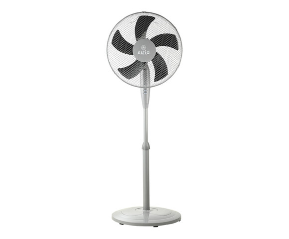 Estia Ανεμιστήρας Stand Aeropulse 40cm 50w Στρογγυλή Βάση Γκρί 06-21511