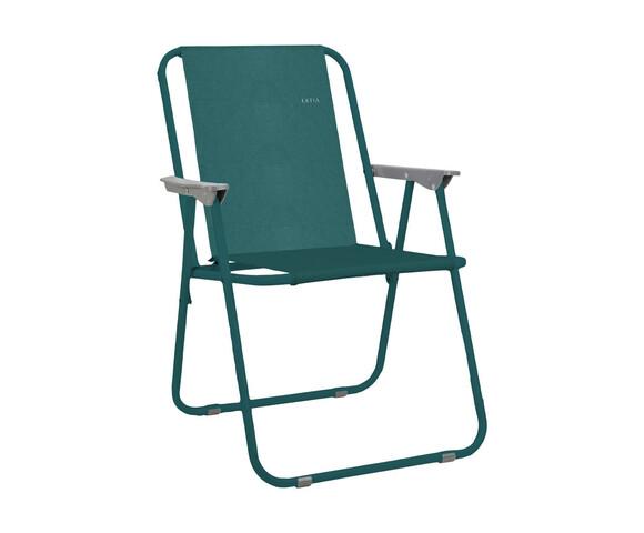 Estia Καρέκλα Θαλάσσης Teal Green Αναδιπλούμενη Υφασμάτινη 52x44x75cm 00-30537