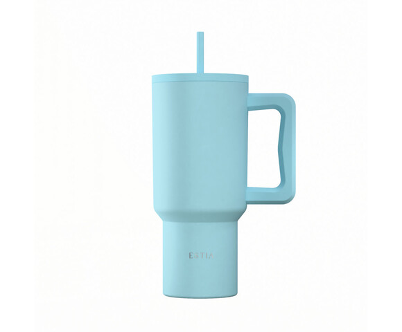 Estia  Θερμός  Straw Tumbler XL SAVE THE AEGEAN Artic 900ml