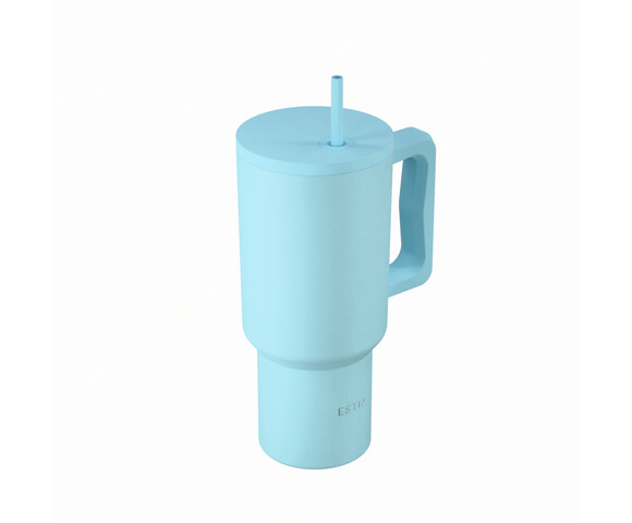 Estia  Θερμός  Straw Tumbler XL SAVE THE AEGEAN Artic 900ml Estia  Θερμός  Straw Tumbler XL SAVE THE AEGEAN Artic 900ml