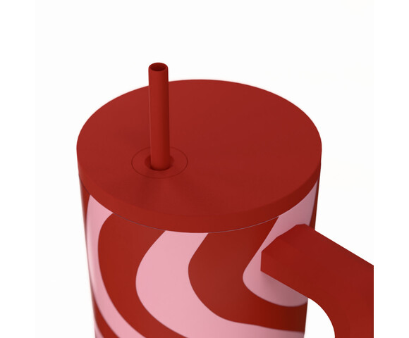 Estia  Θερμός  Straw Tumbler XL SAVE THE AEGEAN  900ml Coral Waves - 01-41588