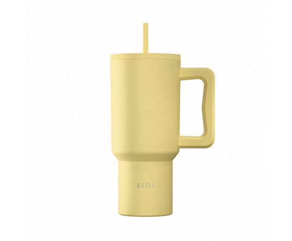 Estia  Θερμός  Straw Tumbler XL SAVE THE AEGEAN Sunbeam 900ml  01-41496