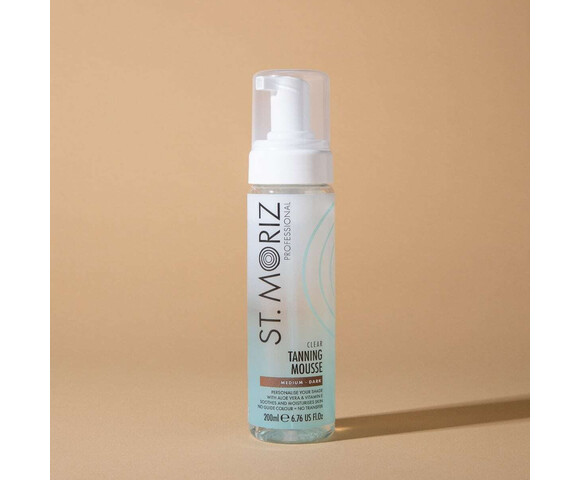 ST.MORIZ Prof. Clear Tanning Mousse Med.-Dark 200ml 8200