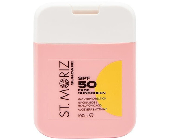 ST.MORIZ Suncare SPF 50 Face Sunscreen 100ml 8226