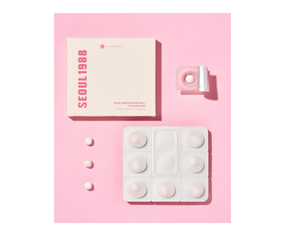 K-Secret Seoul 1988 Boosting Ball: Collagen 100% – Κάψουλες 100% καθαρού κολλαγόνου που έχουν υποστεί κρυοξήρανση