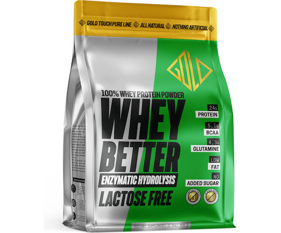GoldTouch Nutrition Whey Better, HydroProtein 80% (Natural) Lactose Free (908g) - Pure line wb80lactoseFreeCH