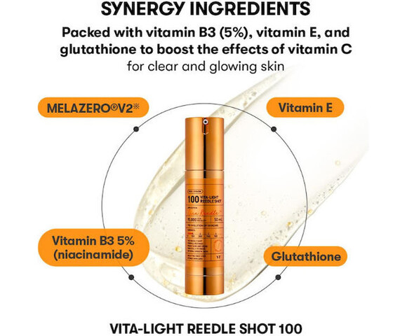 VT Vita - Light Reedle Shot 100 - Ορός Με Μικροβελόνες Και Γλουταθειόνη 8803463006402