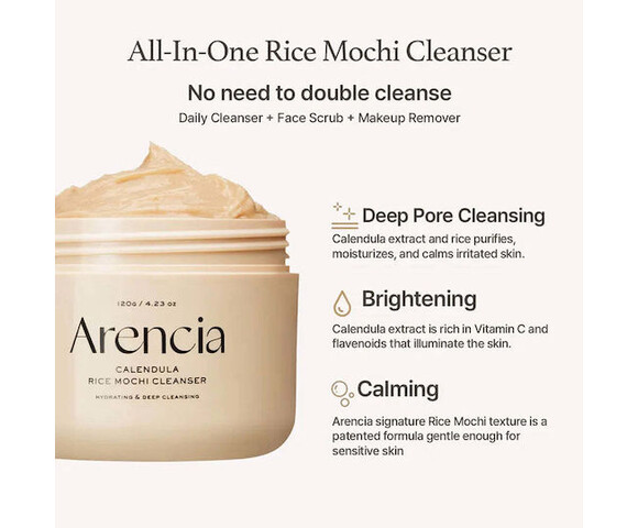 Arencia Calendula Rise Mochi Cleanser 8809562191438