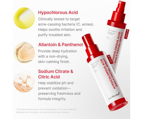 Medicube Hypochlorous Acid Daily Facial Spray - Mist Toner Απολέπισης Με Υποχλωριώδες Οξύ 8800289461880