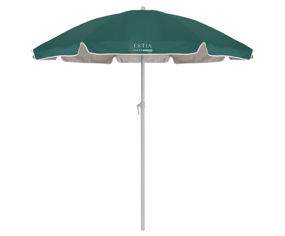 Estia Ομπρέλα Θαλάσσης Teal Green Μεταλλική 1.8m  00-30490