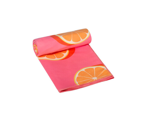 Estia Πετσέτα Θαλάσσης Microfiber Με Τσαντάκι Orange Pop 01-44534