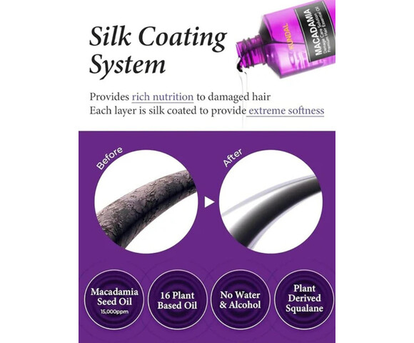 Kundal Macadamia Intensive Silky Care Premium Hair Essential Oil Cherry Blossom 8809568740845