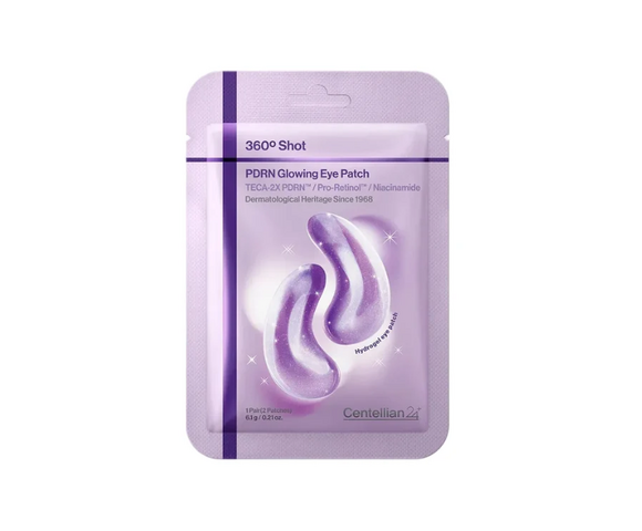 360º Shot PDRN Glowing Eye Patches – Συσφικτικά Hydrogel Patches Ματιών με PDRN