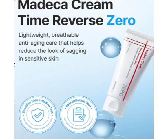 Centellian24 Madeca Cream Time Reverse Zero 80ml-Ελαφριά Αντιγηραντική Δράση Για Ευαίσθητο Και Λιπαρό Δέρμα