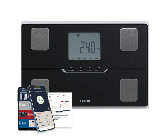 Tanita BC-401 Ζυγαριά Λιπομετρητής & Bluetooth - Μαύρο - 3 Έτη Εγγύηση - ΔΩΡΕΑΝ ΜΕΤΑΦΟΡΙΚΑ!