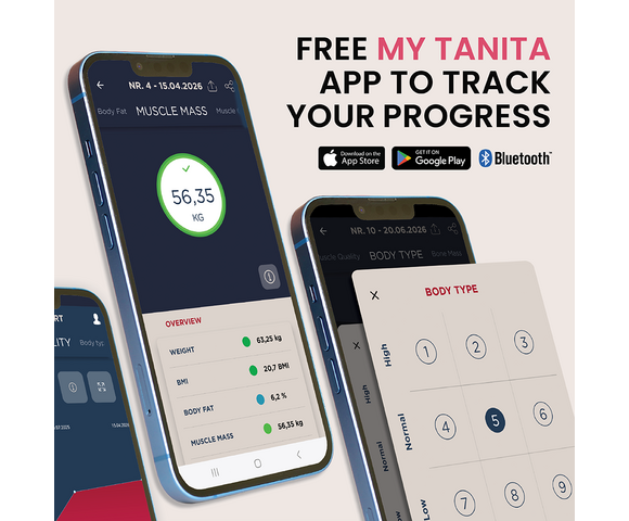 Tanita BC-401 Ζυγαριά Λιπομετρητής & Bluetooth - Μαύρο - 3 Έτη Εγγύηση - ΔΩΡΕΑΝ ΜΕΤΑΦΟΡΙΚΑ!