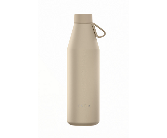 Estia Flow Save the Aegean Ανακυκλώσιμο Μπουκάλι Θερμός Ανοξείδωτο BPA Free 800ml Dune