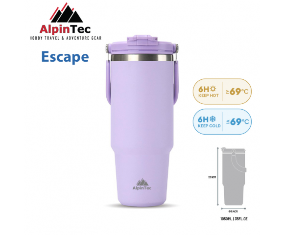 AlpinPro Θερμός Escape 1050ml Μώβ