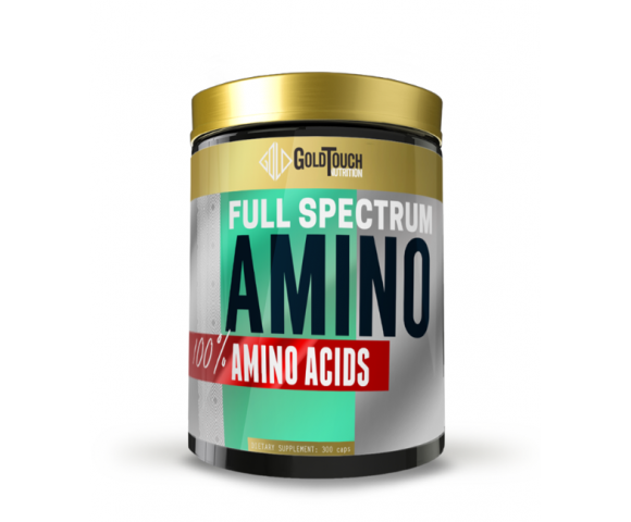 GoldTouch Nutrition Full Spectrum Amino – 15 Αμινοξέα & BCAAs 2:1:1 – 300 Vegan Κάψουλες